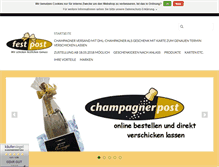 Tablet Screenshot of champagnerpost.de